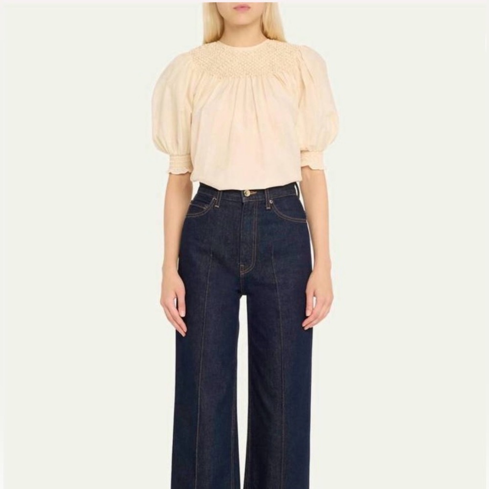 NEW ULLA JOHNSON alita top in cowrie